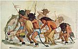 George Catlin Sioux Buffalo Dance painting